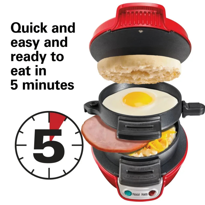 Multi-Chef: 3-in-1 Burger, Sandwich & Egg Cooker